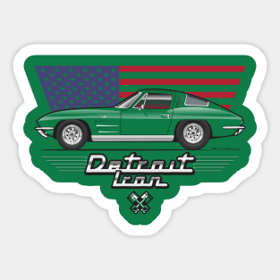 Multi-Color Body Option Apparel Drag Vette Sticker